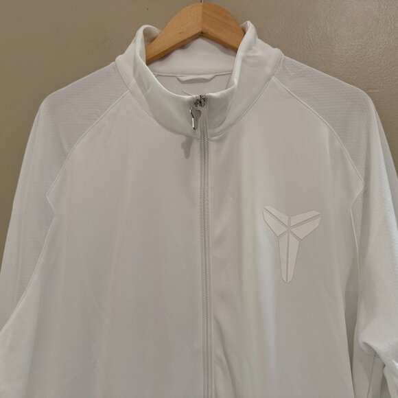 Nike Dri-FIT Kobe Bryant Halo Full-Zip Track Jacket White FZ0936-100 Mens NEW - Picture 2 of 11